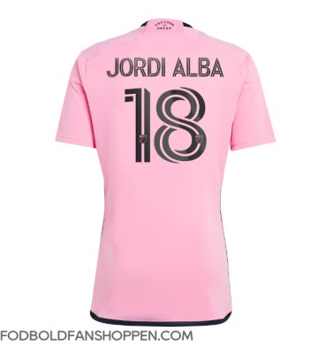 Inter Miami Jordi Alba #18 Hjemmebanetrøje 2024-25 Kortærmet